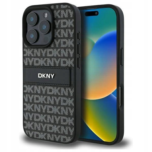 Zadní Kryt Dkny pro Apple iPhone 16 Pro, černá