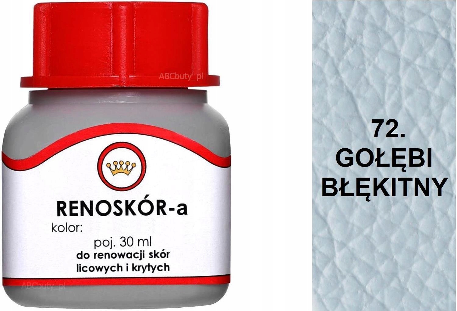 GOŁĘBI BŁĘKIT 72 GOŁĘBIA FARBA RENOSKÓR 30 ml G10-01 WILBRA DO SKÓRY LAKIER Marka inna