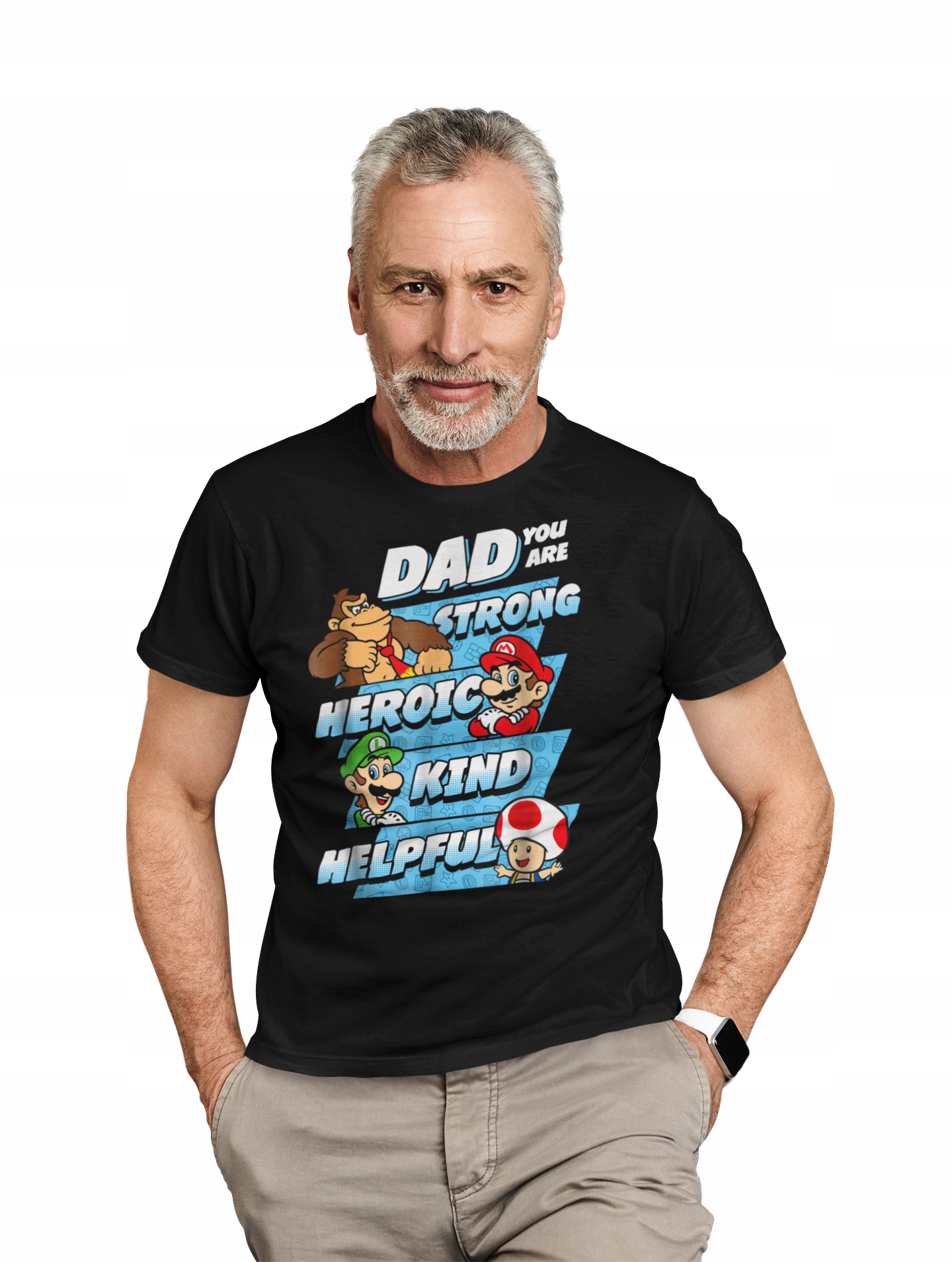 FÉRFI PÓLÓ APÁK NAPJÁRA AJÁNDÉK APÁK NAPJÁRA SUPER MARIO BROSS Nem férfi