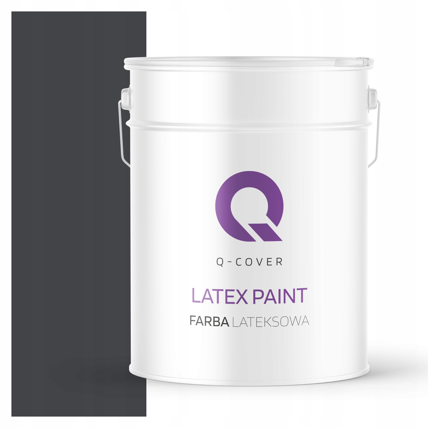 Latexová Farba Na Stenu Čierna H0907 10L Mat Poľský Výrobca