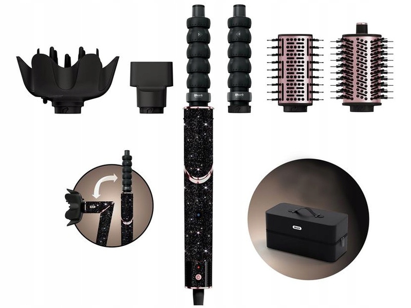 Suszarko-lokówka Shark HD440JBEU Flexstyle Diamentowy 30, 40 mm 1400 W