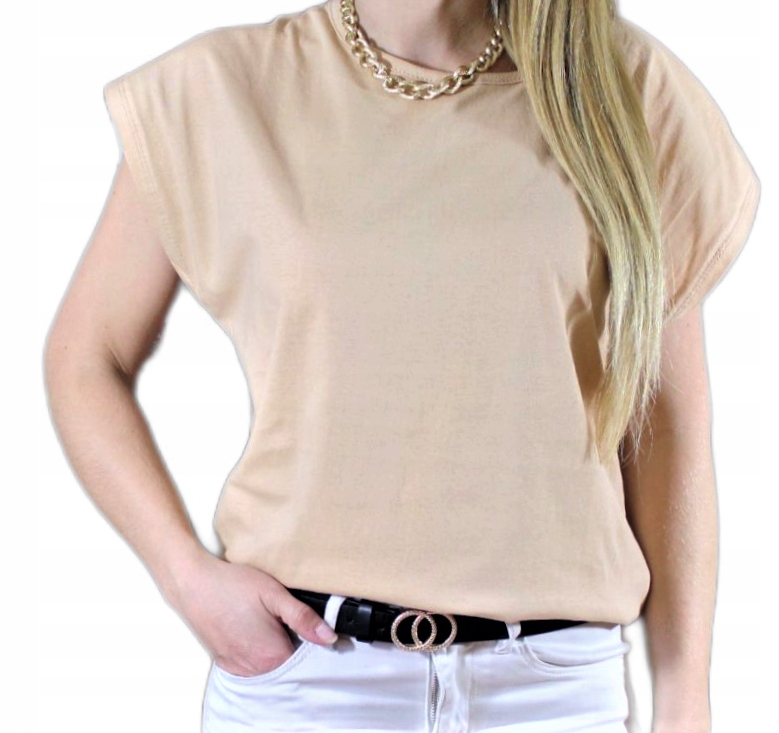 

Bluzka Koszulka T-shirt Gładka Basic Modna S,m,l