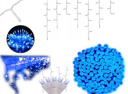 

Sople 100 Led Programator Girlanda Niebieskie