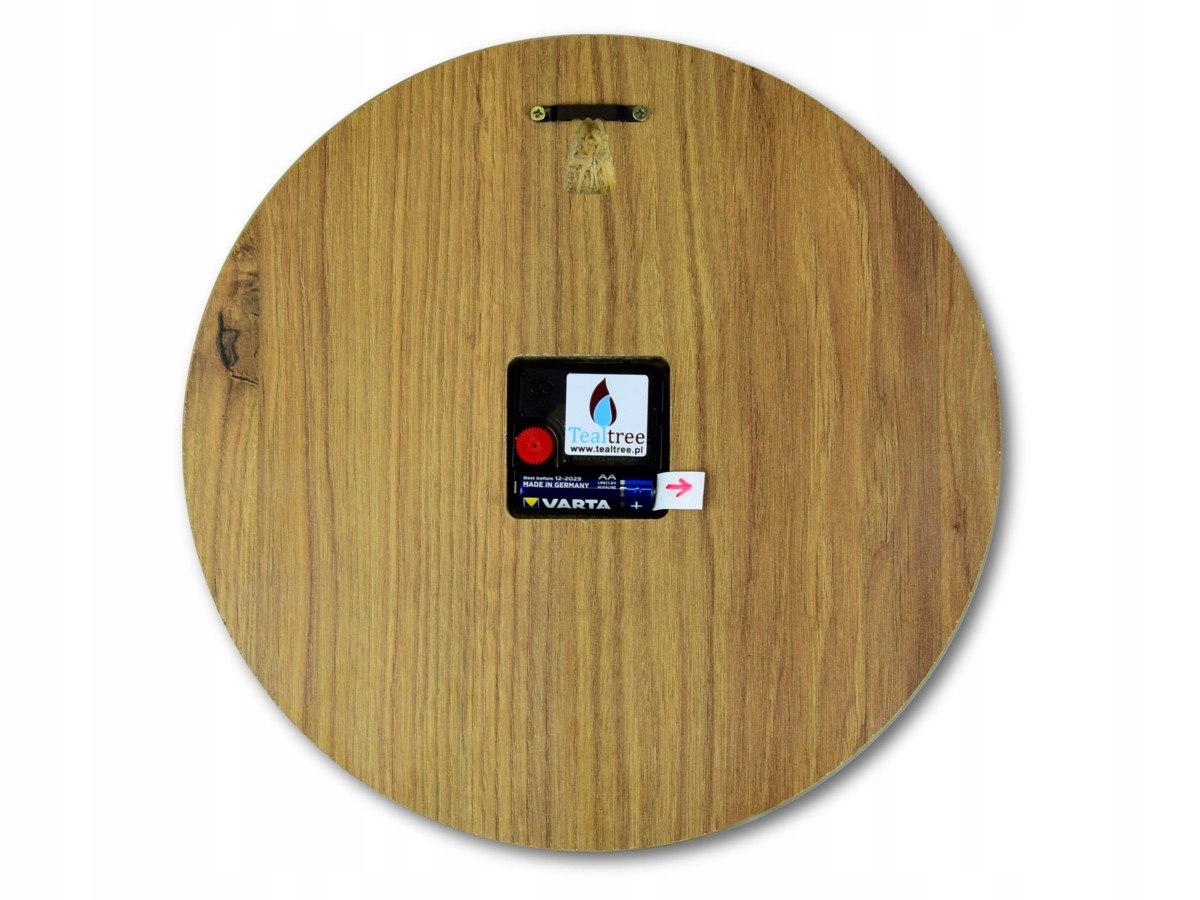 Zegar 30cm ścienny Dąb Słoneczy Bergamo 30Z15B Typ ścienny