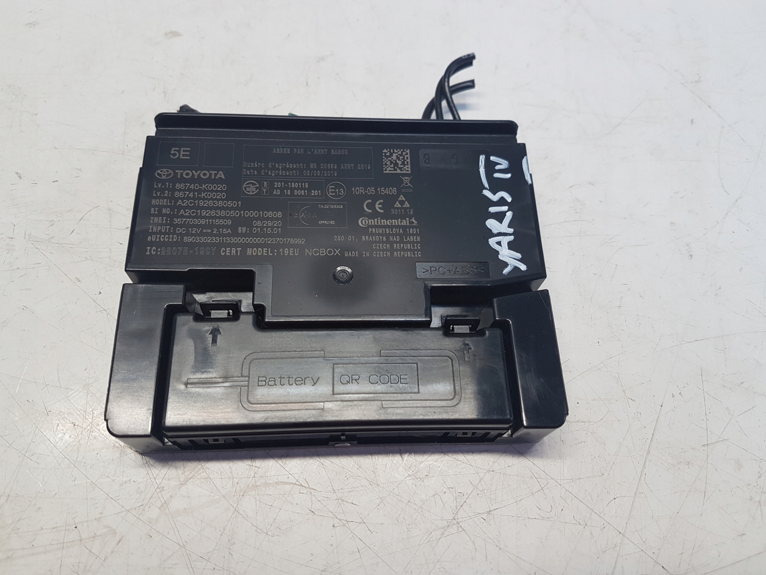 TOYOTA YARIS IV P21 control unit telefoniczny