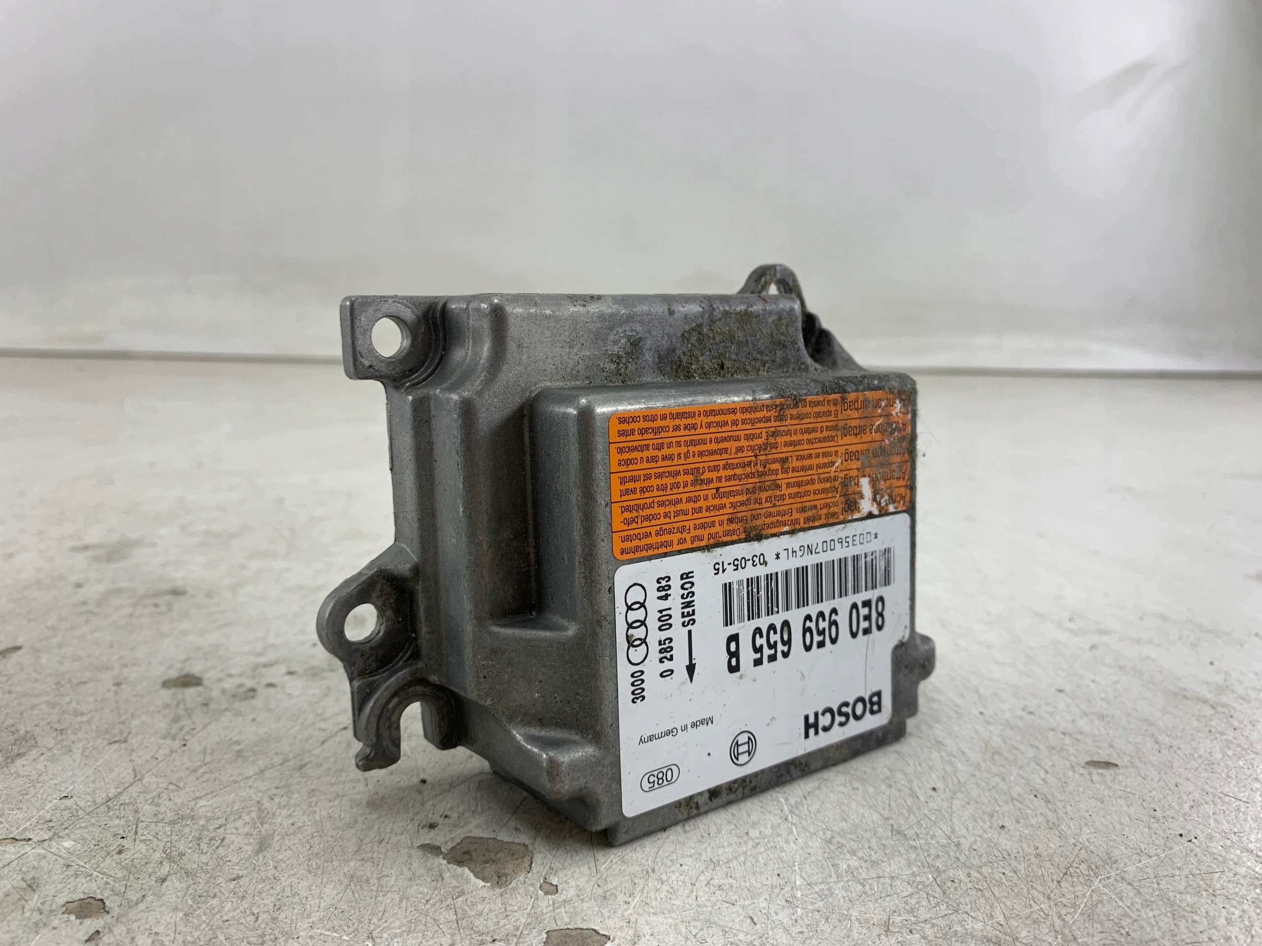AUDI A4 B6 modulo SENSOR airbag airbag 8E0959655B