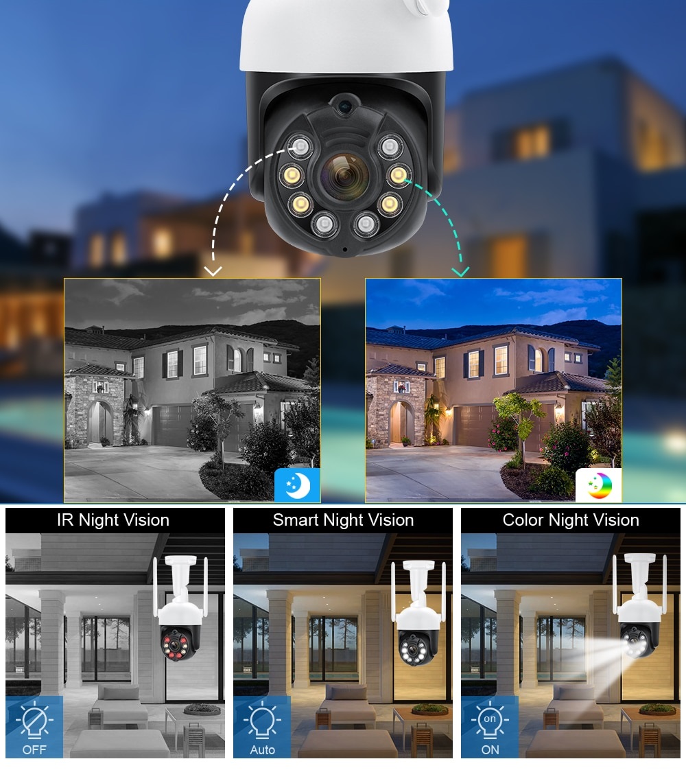 MONITORING WIFI 4 KAMERY FULL HD 3MPX +NVR+MONITOR Pojemność zainstalowanego dysku 2 TB