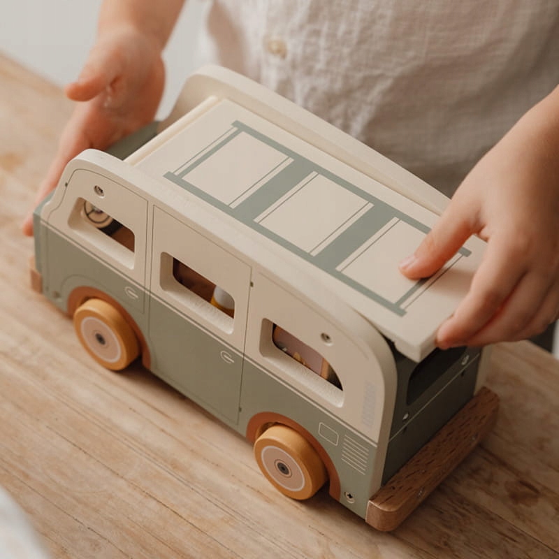 LITTLE DUTCH Drewniany Kamper Campervan Vintage Model Kamper van