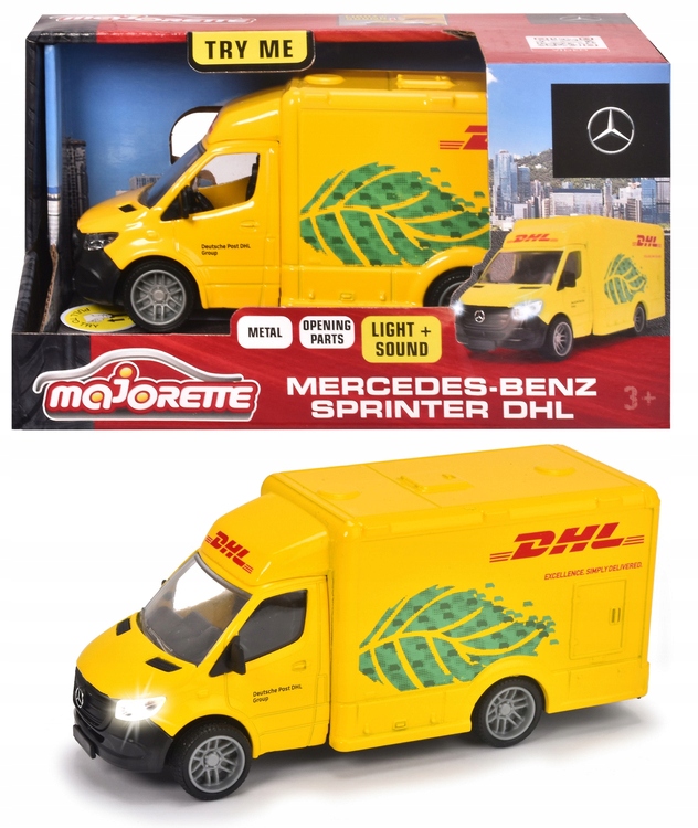 

Majorette Mercedes-Benz Sprinter Dhl 12,5 CM Grand