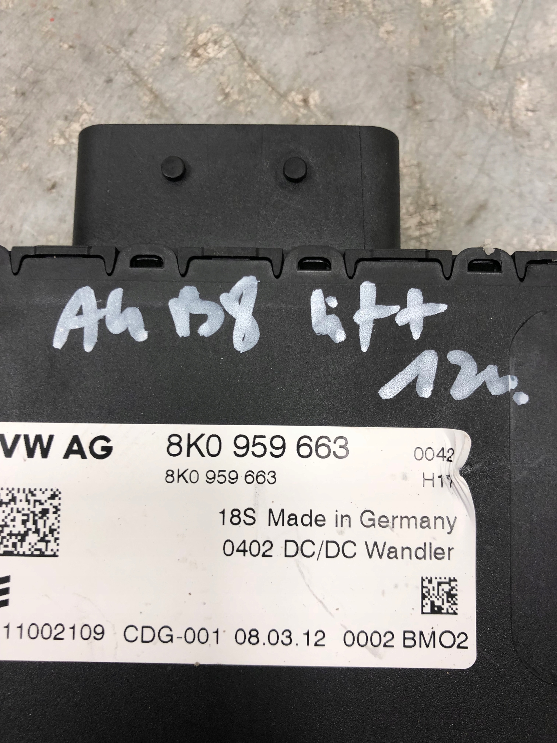 STABILIZATOR di tensione AUDI A4 B8 LIFT 8K0959663
