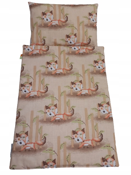 POŚCIEL DLA LALEK Z WYPEŁNIENIEM, BAWEŁNIANA