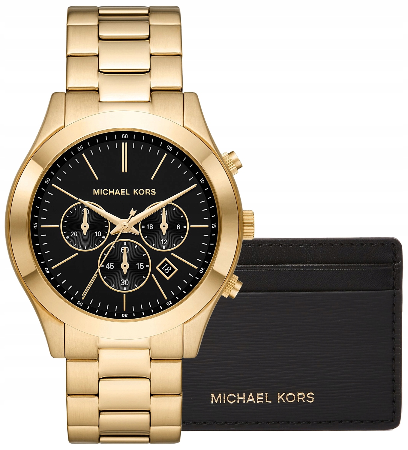 Zegarek Męski Etui na karty Michael Kors MK1076SET Box