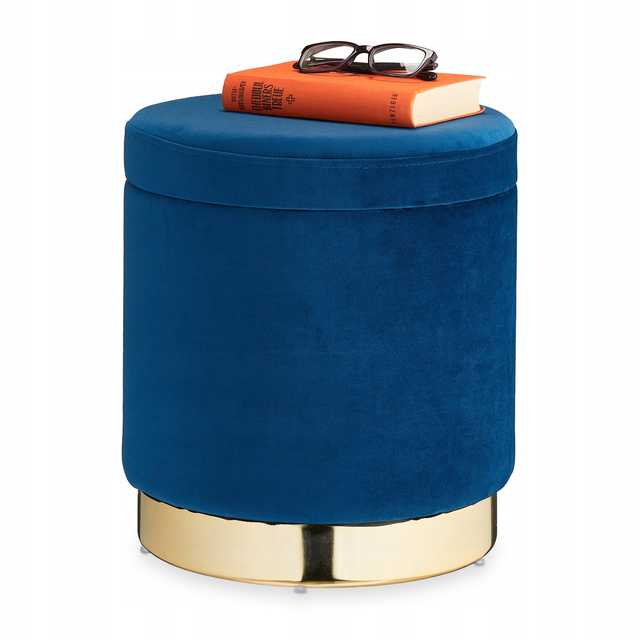 Pufa Relaxdays odcienie niebieskiego