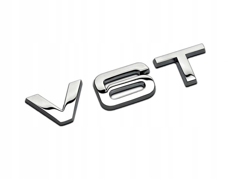 

Audi V6T Znaczek Emblemat S-line Chromowany Hit