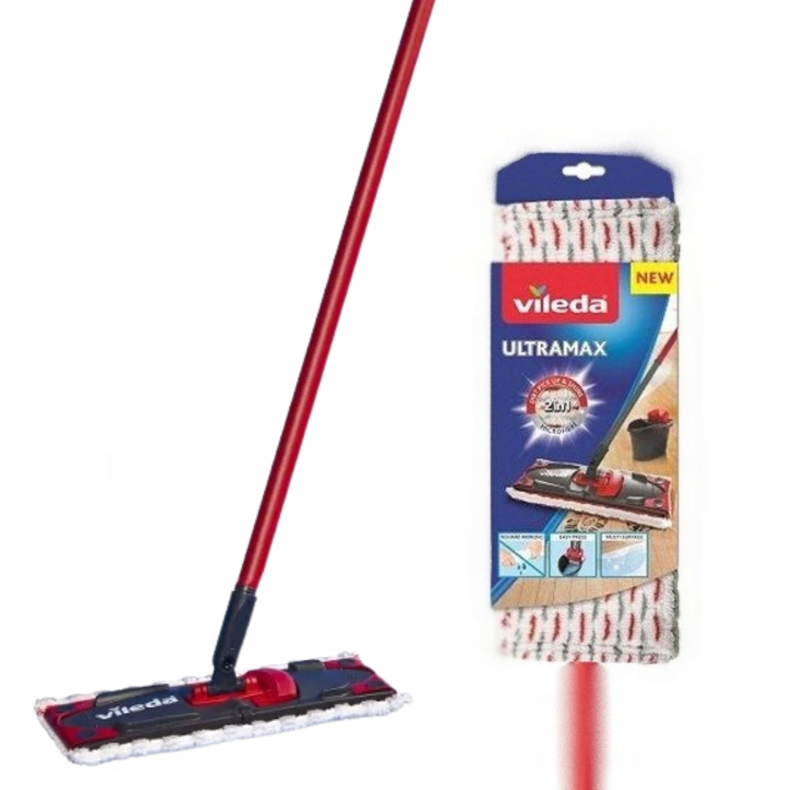 

Vileda Ultramax 36 cm mop drążek teleskopowy