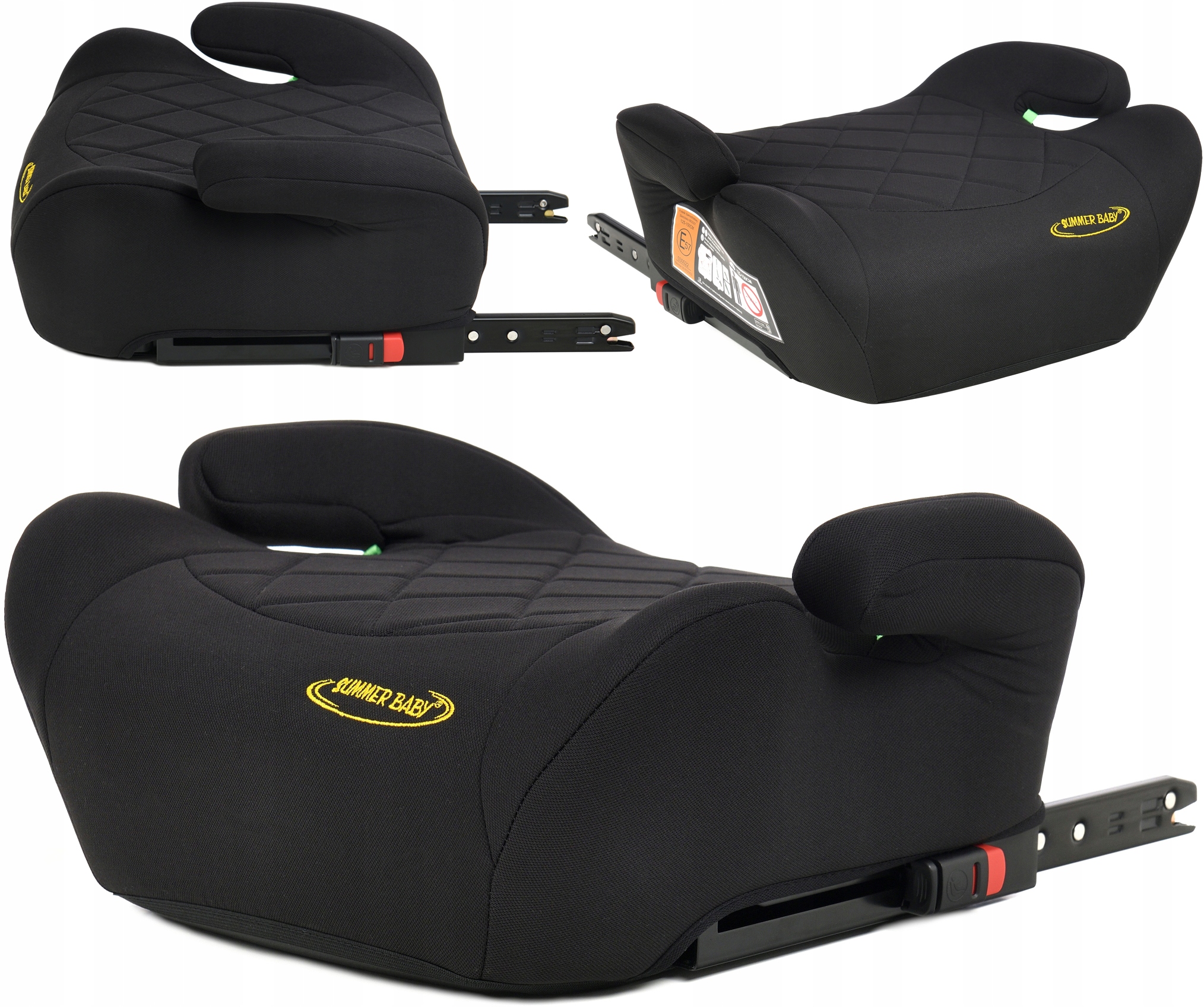 FOTELIK SAMOCHODOWY FIORI PODKŁADKA SIEDZISKO BOOSTER 125cm-150cm ISOFIX