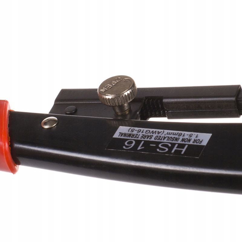 ZACISKARKA PRASKA SPRZET WARSZTATOWY KONEKTORÓW 16-6 AWG 1,25-16 mm² Marka bez marki