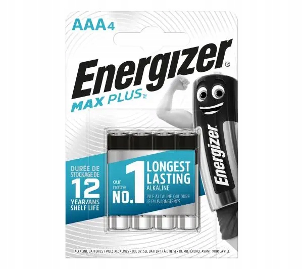 Alkalické baterie Energizer Aaa Max Plus 4 kusy