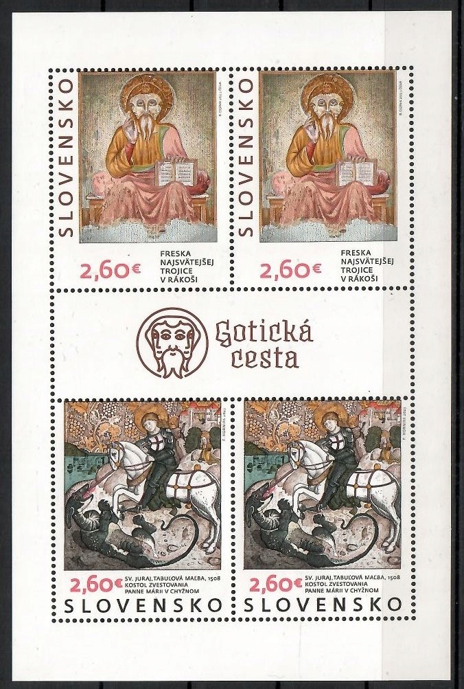 Słowacja 2023 Mi ark 1004-1005 Czyste **