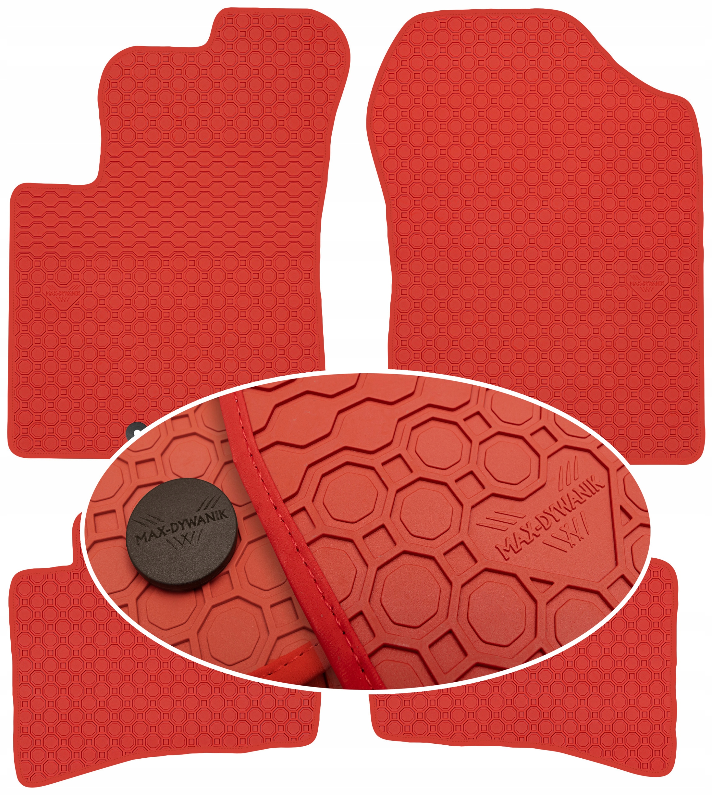 Hyundai i20 I 2009-2011 Koberce Červené