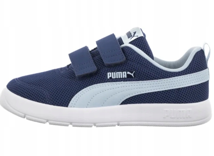 buty dla dzieci Puma Courtflex z siatki lekkie 398085 19 r. 31,5