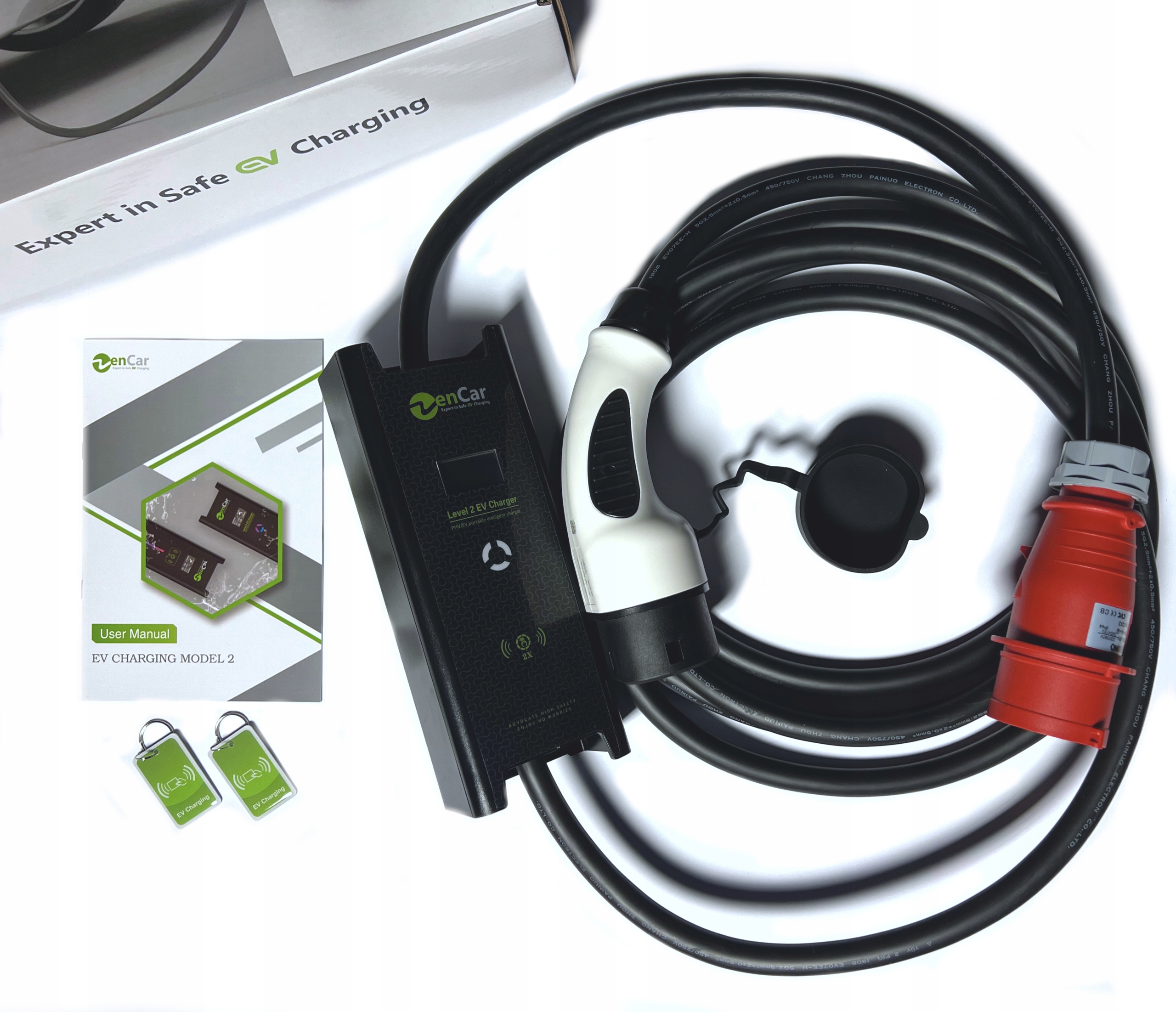 Автомобильное зарядное устройство 11KW ZENCAR портативное 400V