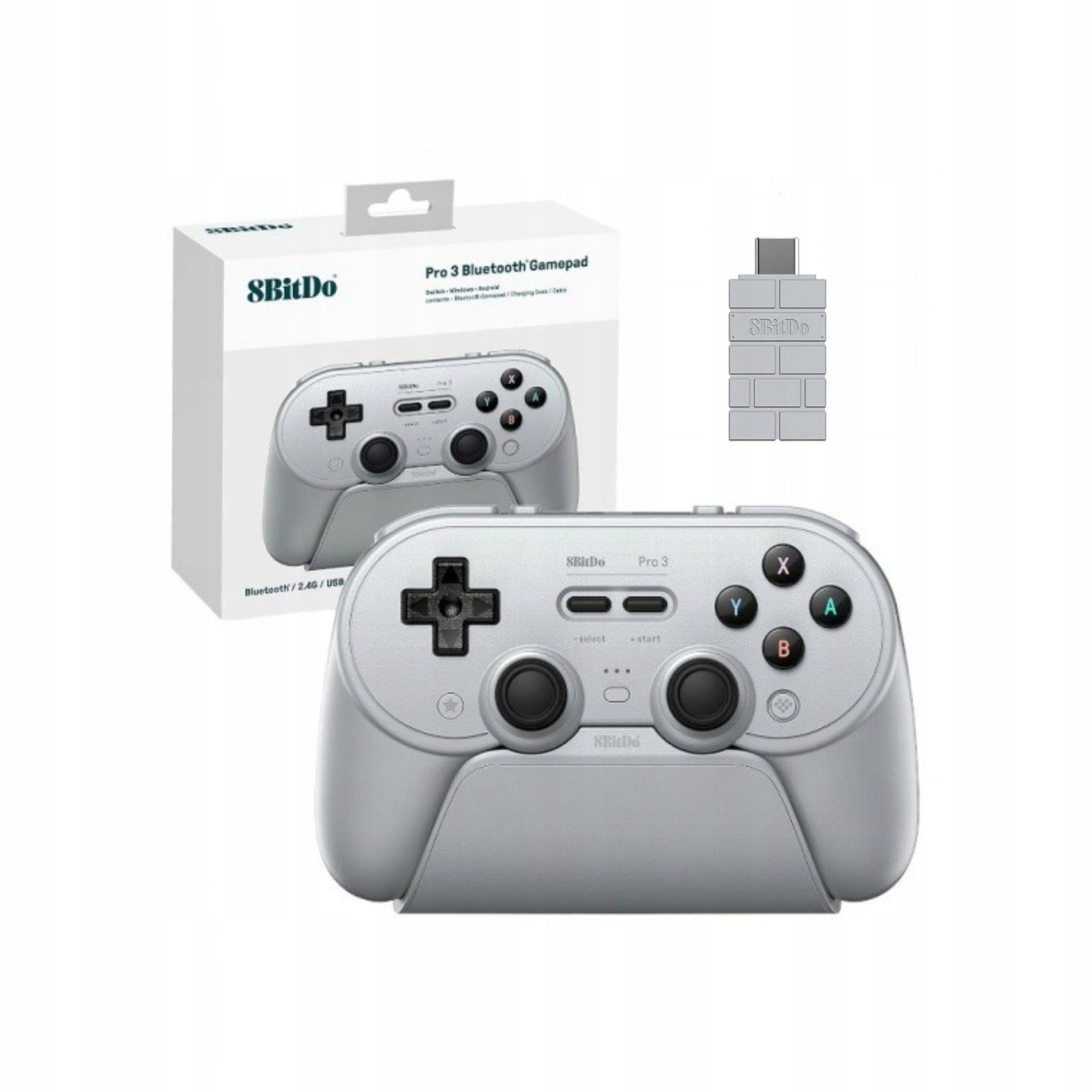 Bezdrátový Pad Pro Pc 8BITDO Pro 3 Bluetooth Ovladač Switch Stanice