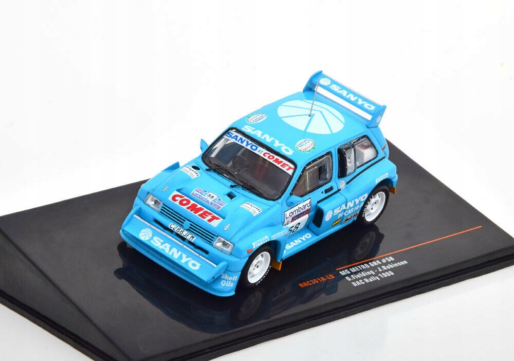Mg Metro 6R4 Rhd #58 G. Fielding Rac Rally 1/43 ixo