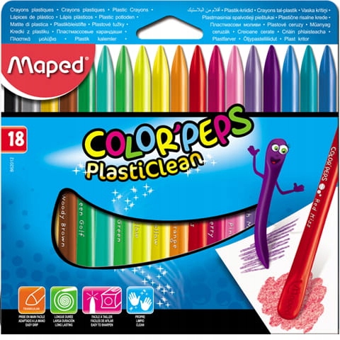 

Kredki colorpeps plastikowe 18 sztuk Maped 862012