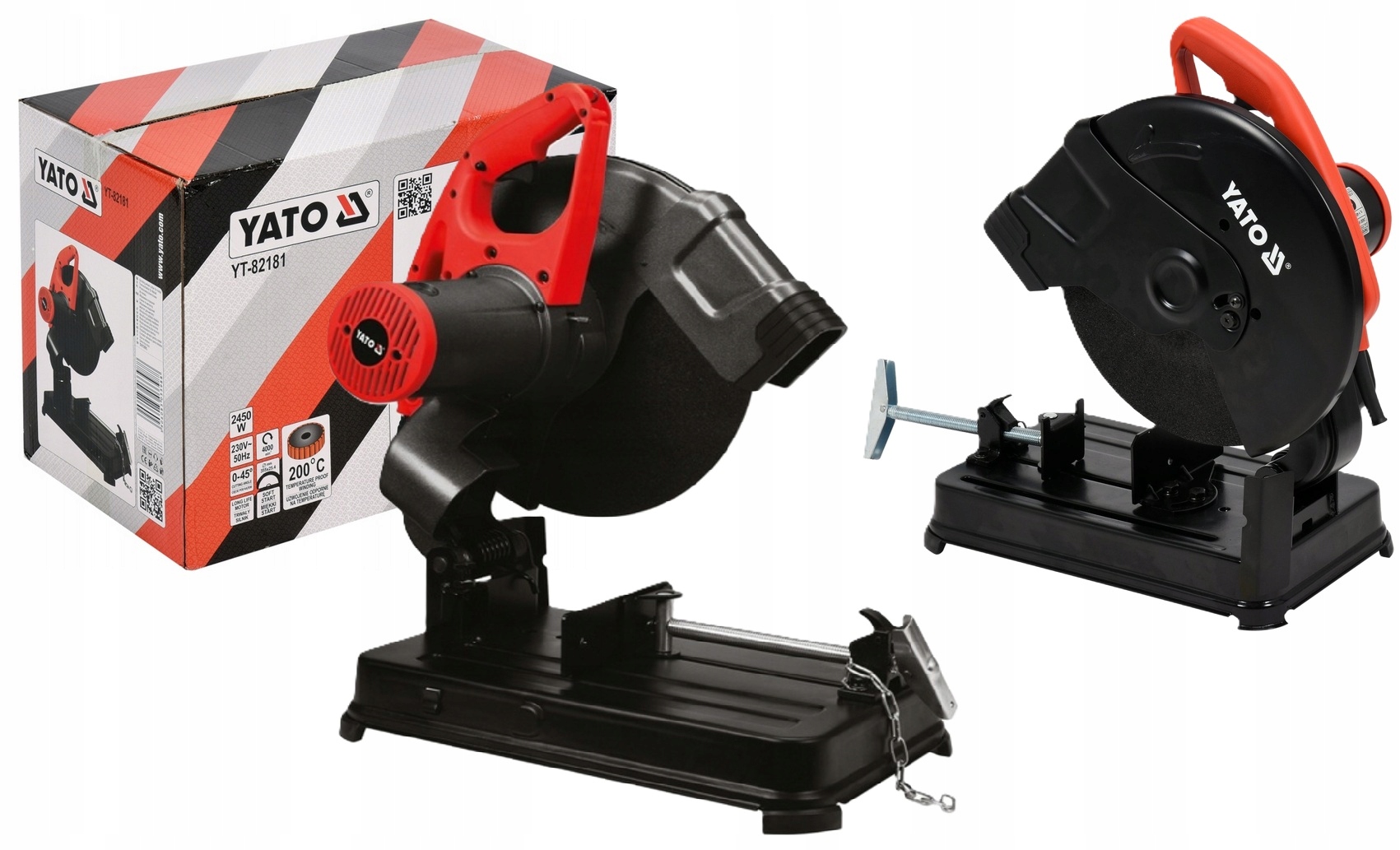 Řezačka Na Kov S Funkcí Jemného Startu 355 mm 2450 W Yato YT-82181