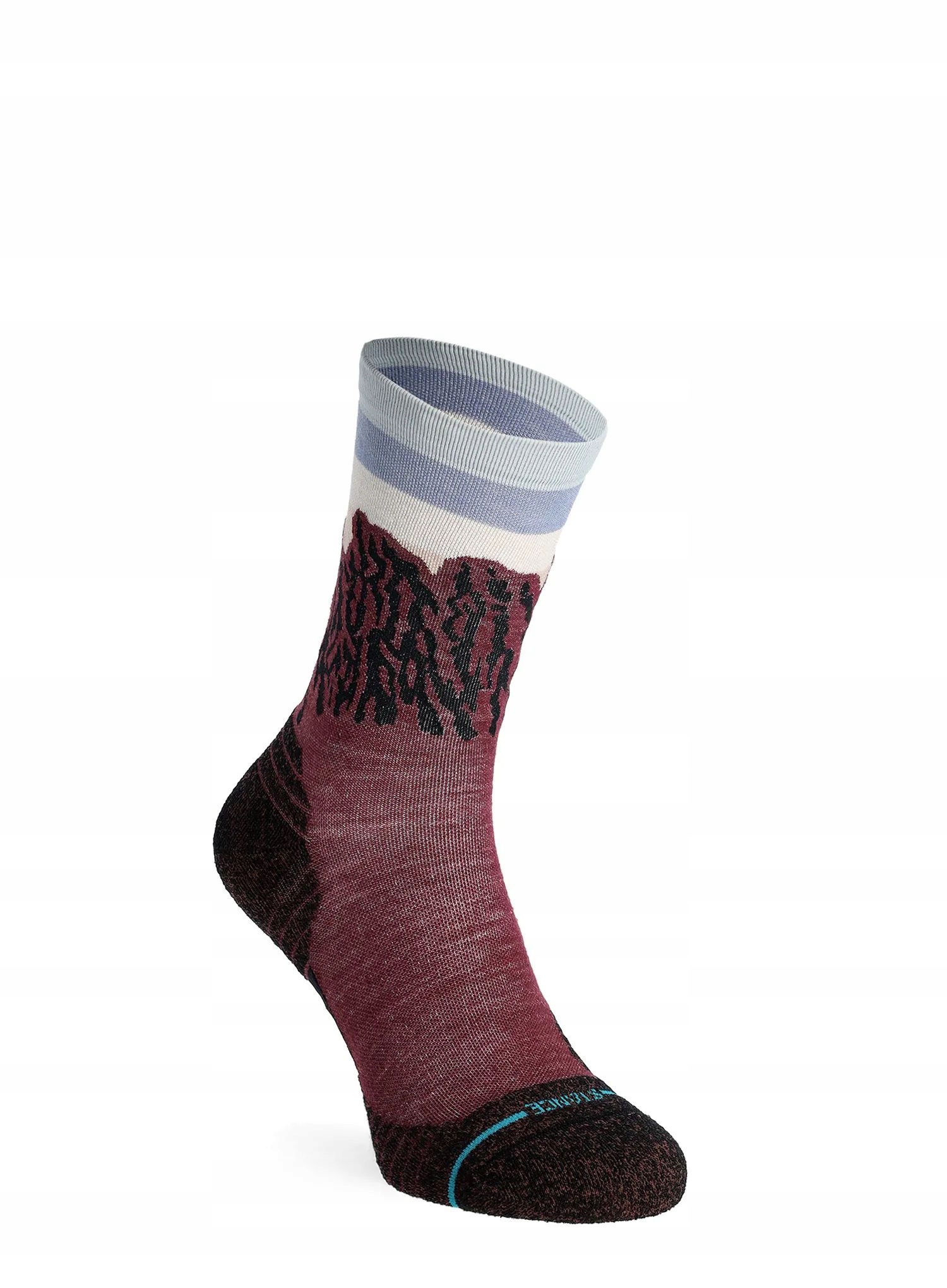 Skarpety damskie Stance The Ridge Light Wool Crew wine 38-42