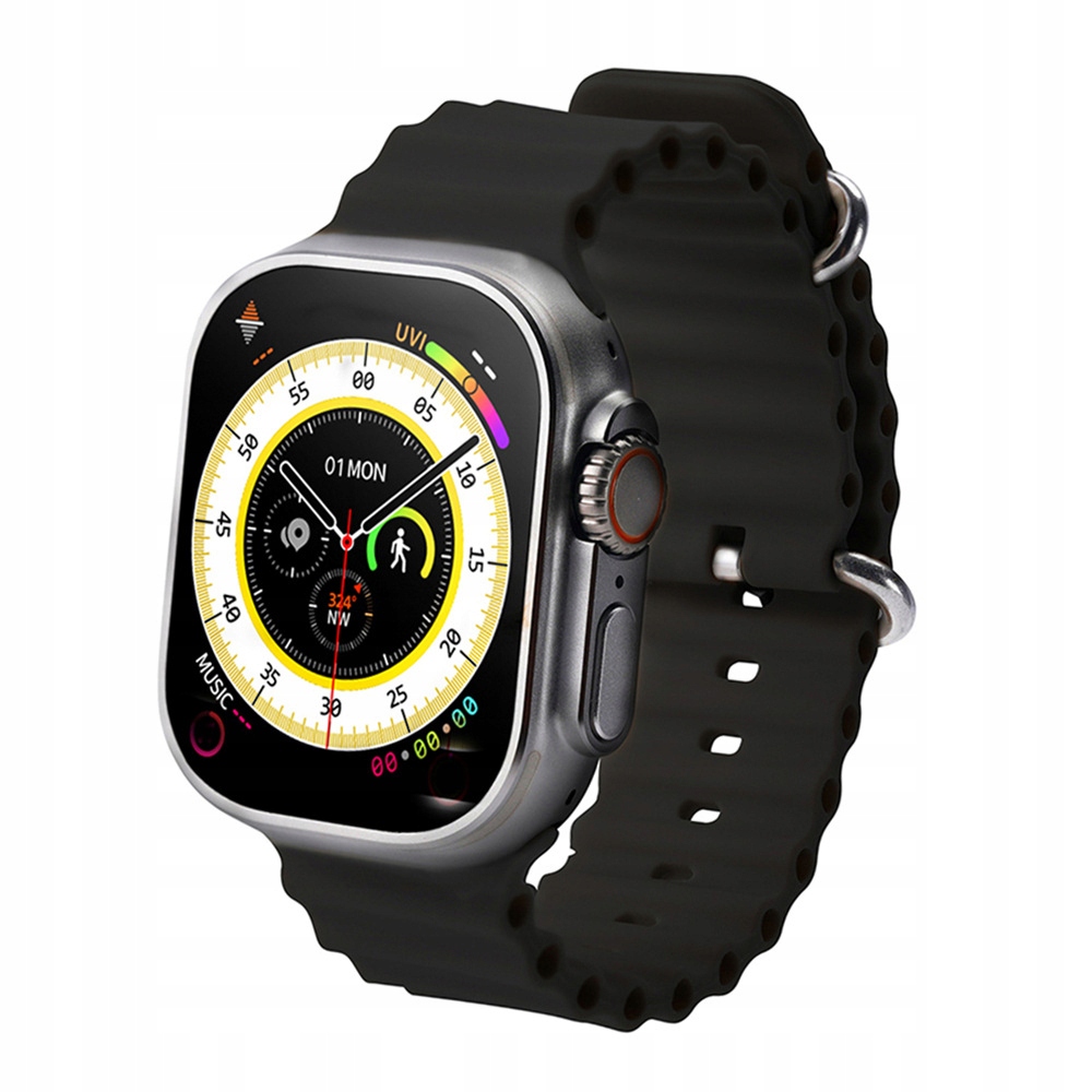 Inteligentny zegarek AMOLED NFC Kompas Zegar połączeń Bluetooth TWS Music Inteligentny zegarek