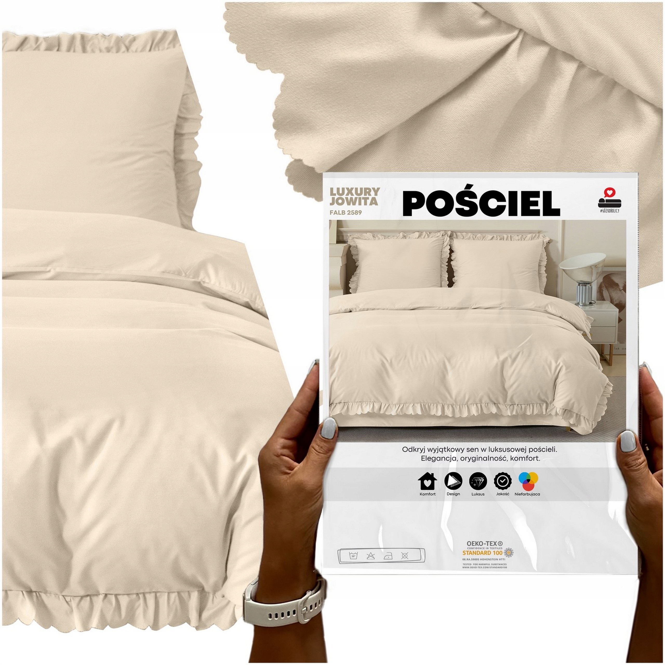 Povlečení 220x200 s vlnou 2 povlaky na polštáře 70x80 Pohodlí pro každý den