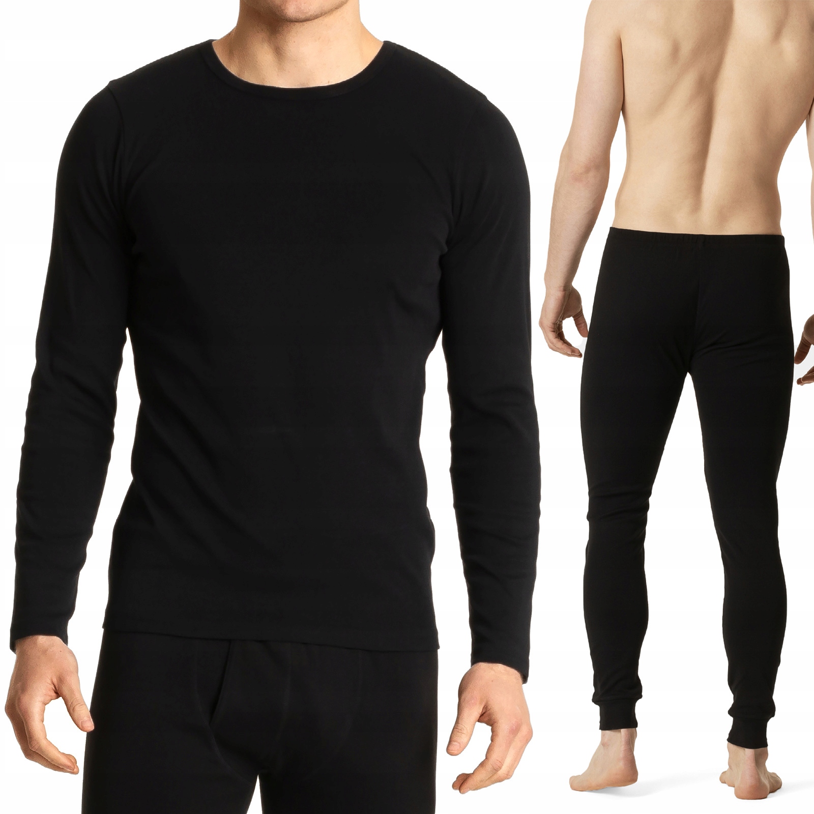 Teplé bavlněné spodní prádlo Spodky Podprsenka komplet Atlantic XXL