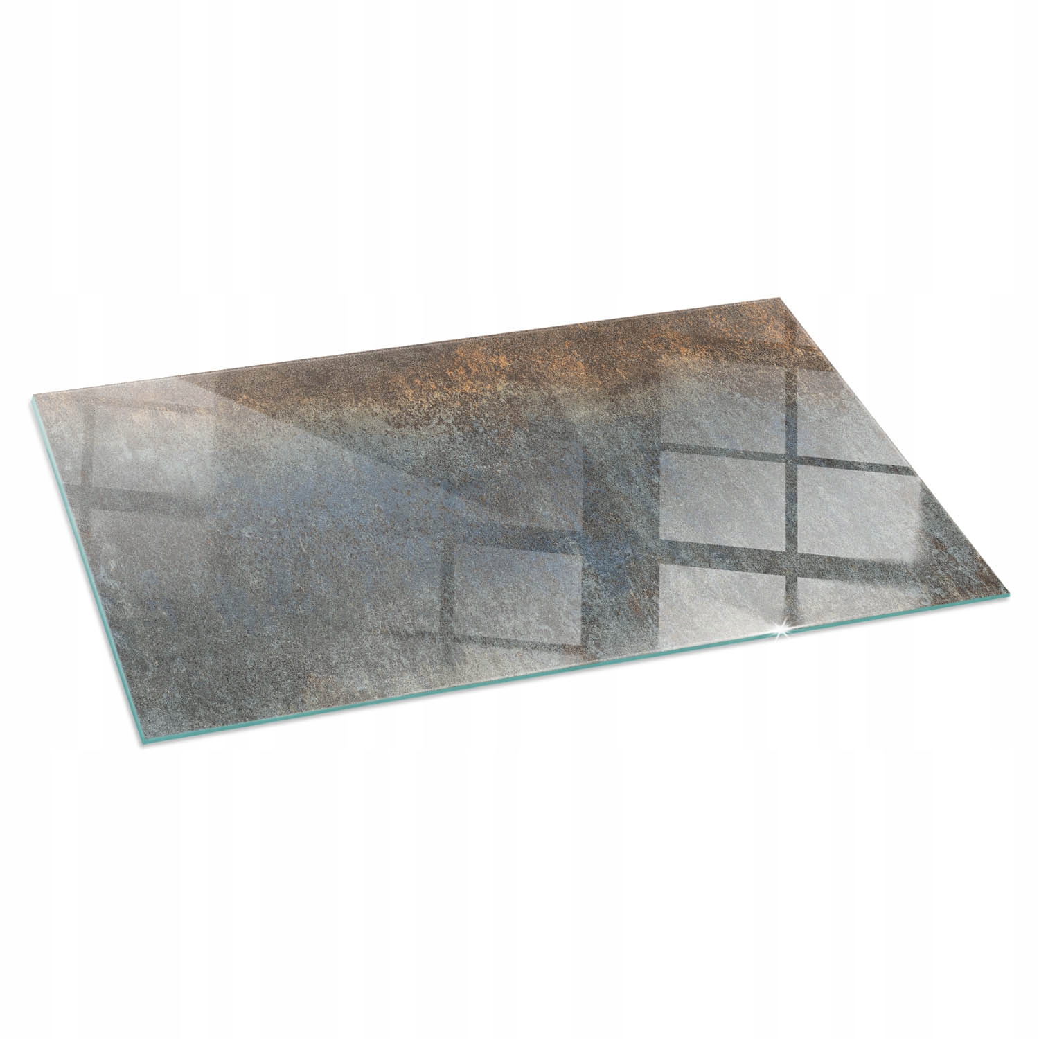 Sklenená kalená krytka pod kachle Abstraktný textúrový vzor 120 x 60 cm