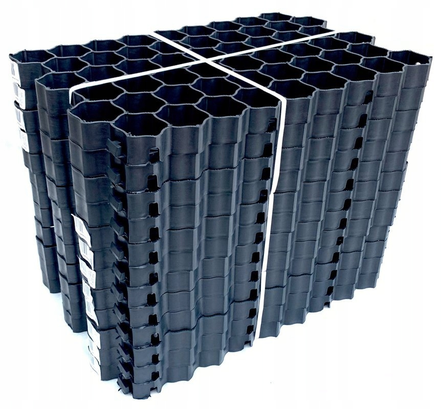 

Kratka trawnikowa ogrodowa czarna 60x40x4 12 szt.