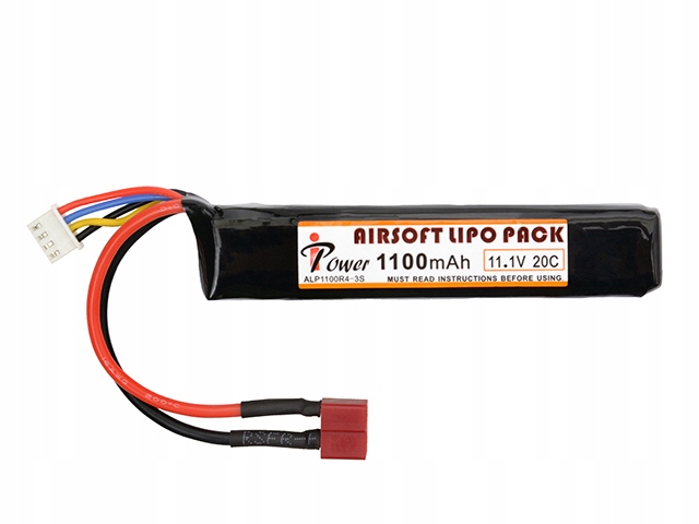 Akumulator Bateria LiPo Li-Po 11,1v 1100mAh Ak M4 G36 MP5 Replik Asg