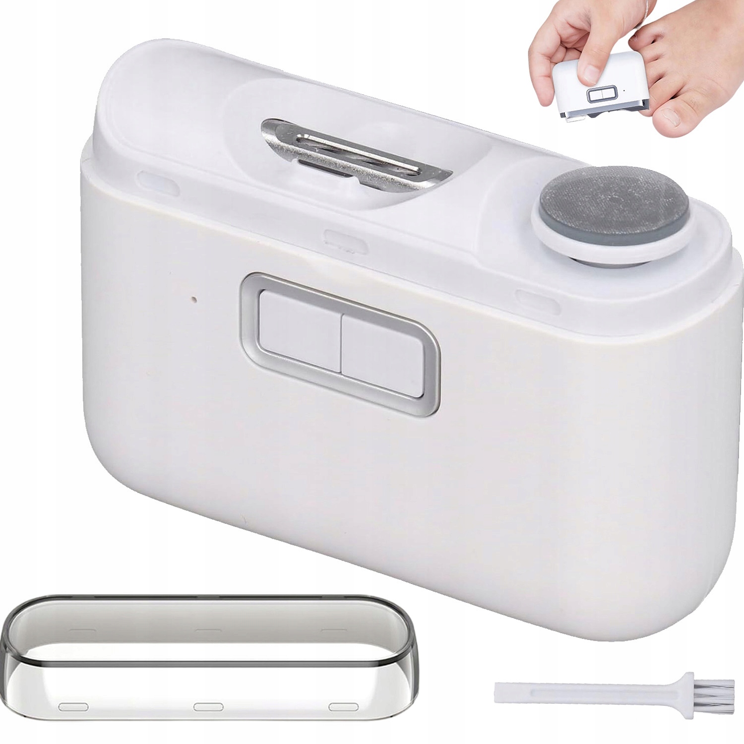 Elektrický Kleštičky Na Nehty Usb Přenosné Bílé Pro Seniorské Kojence