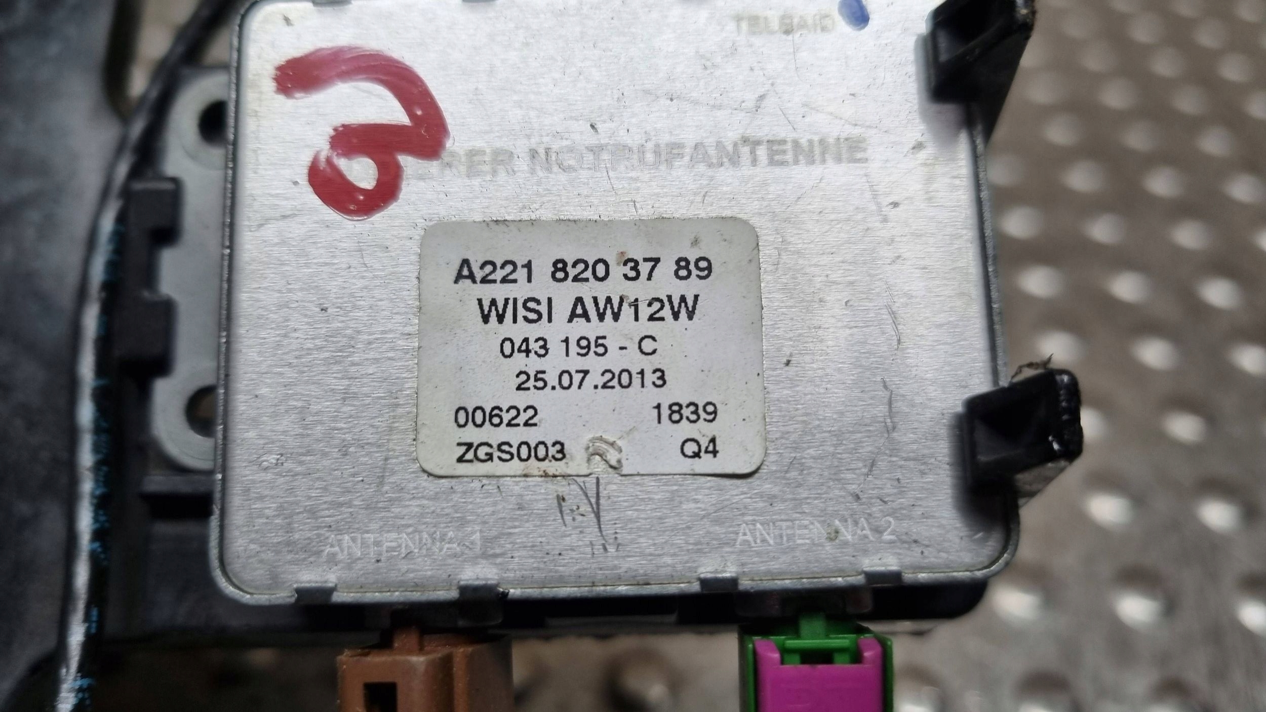 modulo ANTENY A2218203789 MERCEDES W221 GL X166 ML W166