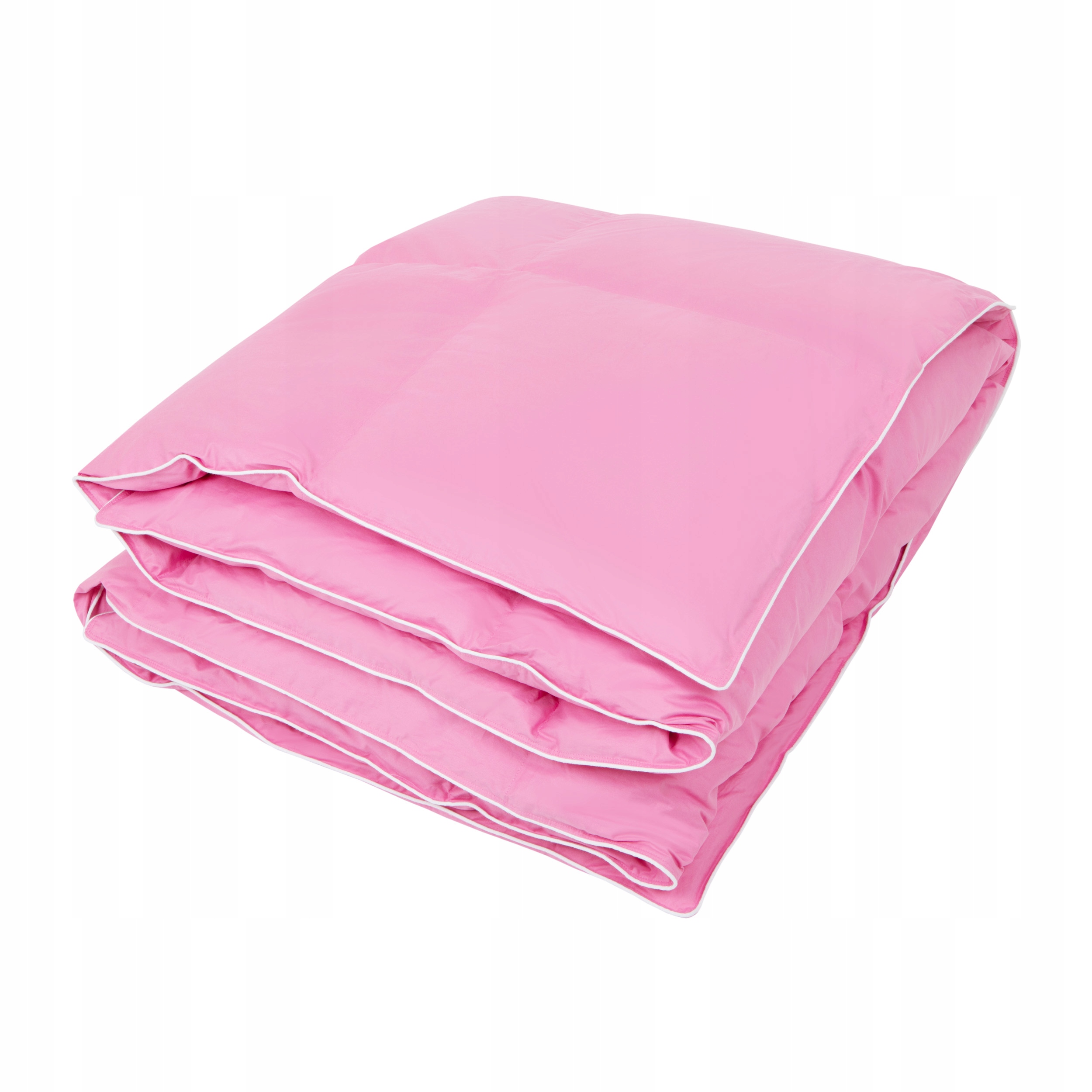 Páperová prikrývka 140x200 Celoročná Premium, 70% Páperie, 100 % Bavlna Ružová