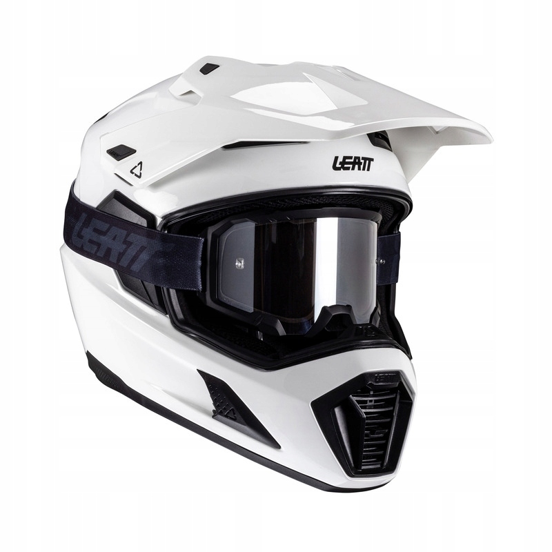 Prilba S Okuliarmi Leatt Kit Adv 8.5 V25 White (xs)