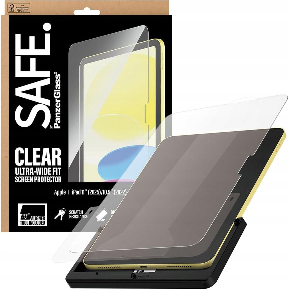 Tvrzené sklo s aplikátorem PanzerGlass pro iPad 11/10 gen. 2025 2022