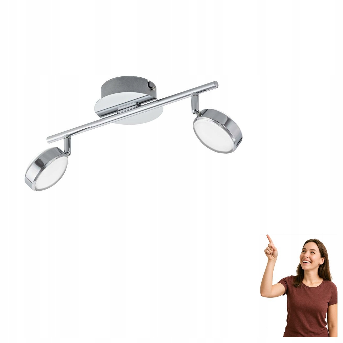 Lampa reflektor spot Led 2x5,4W Salto 95629 Eglo