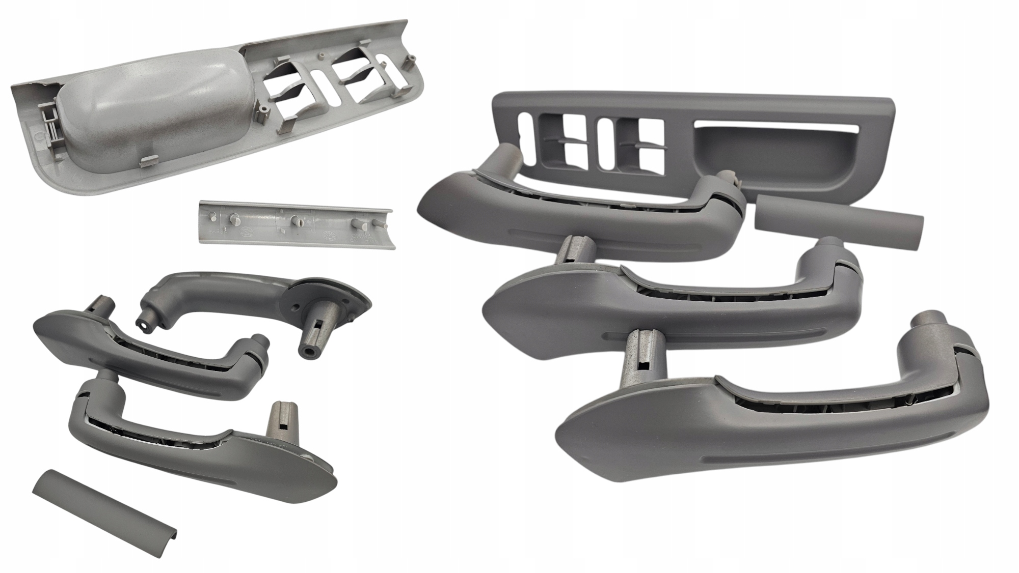 Sada úchytů Šedá Držák Panel Dveří Volkswagen Bora Golf MK4 IV 4