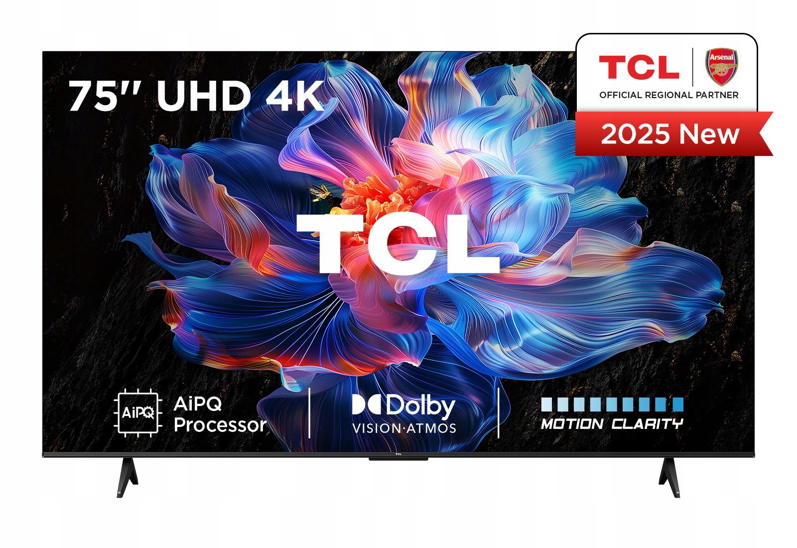 Televízor|TCL|75"|4K Ultra HD|3840 x 2160 pixelov|Plochý|16:9|DLED|75V6C