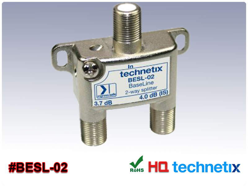 Rozgałęziacz TV SAT F gn - 2x F gn Marka Technetix