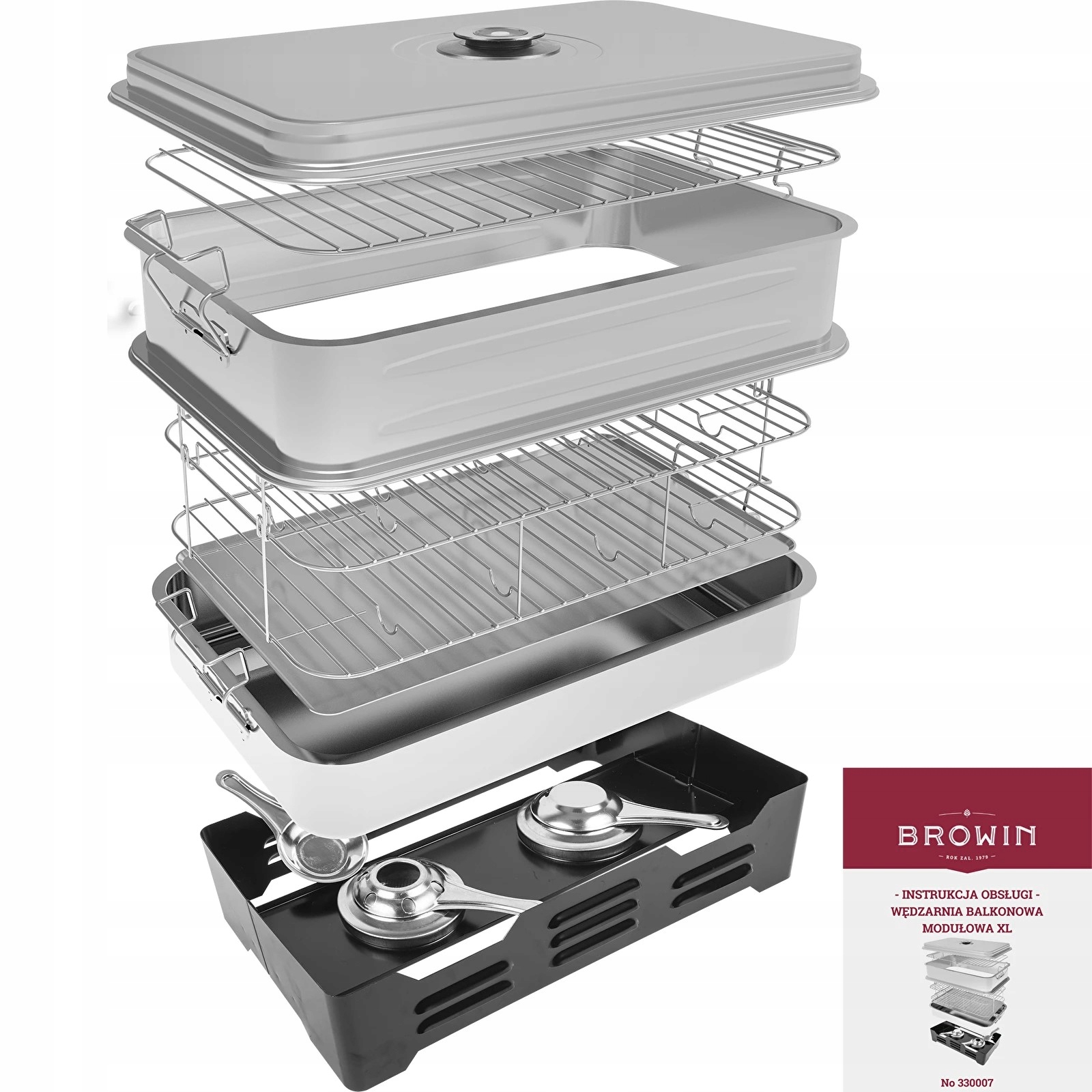 Udiareň XXL Browin Na Ryby, Šunky, Syry, Regulovateľná, Pojem 3XRUSZT 2xZADARMO