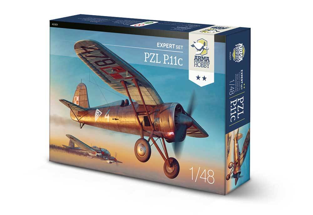 Arma Hobby Polský Stíhačka1 Pzl P.11c -1:48 40001