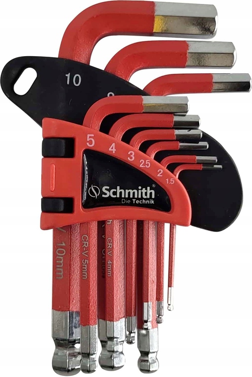 

Schmith Klucze Imbusowe Hex Krótkie Imbus 1,5-10mm