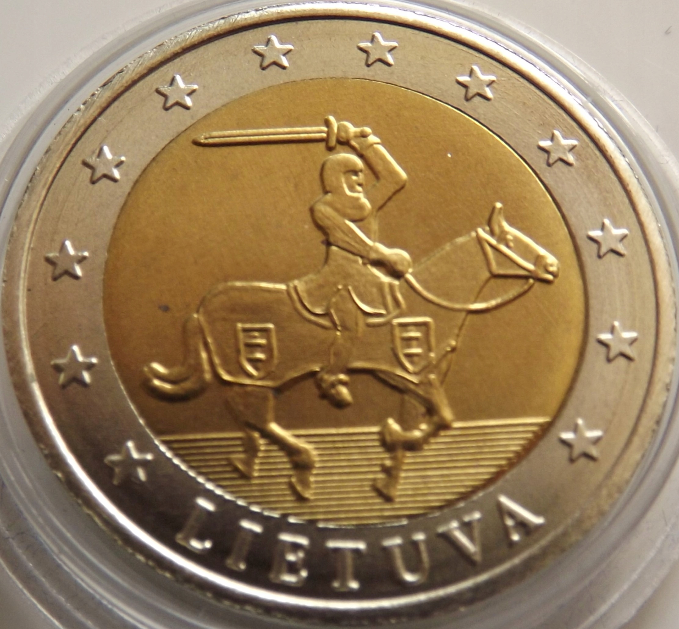 Litwa 2 Euro 2005 Próba SPECIMEN , st. UNC-